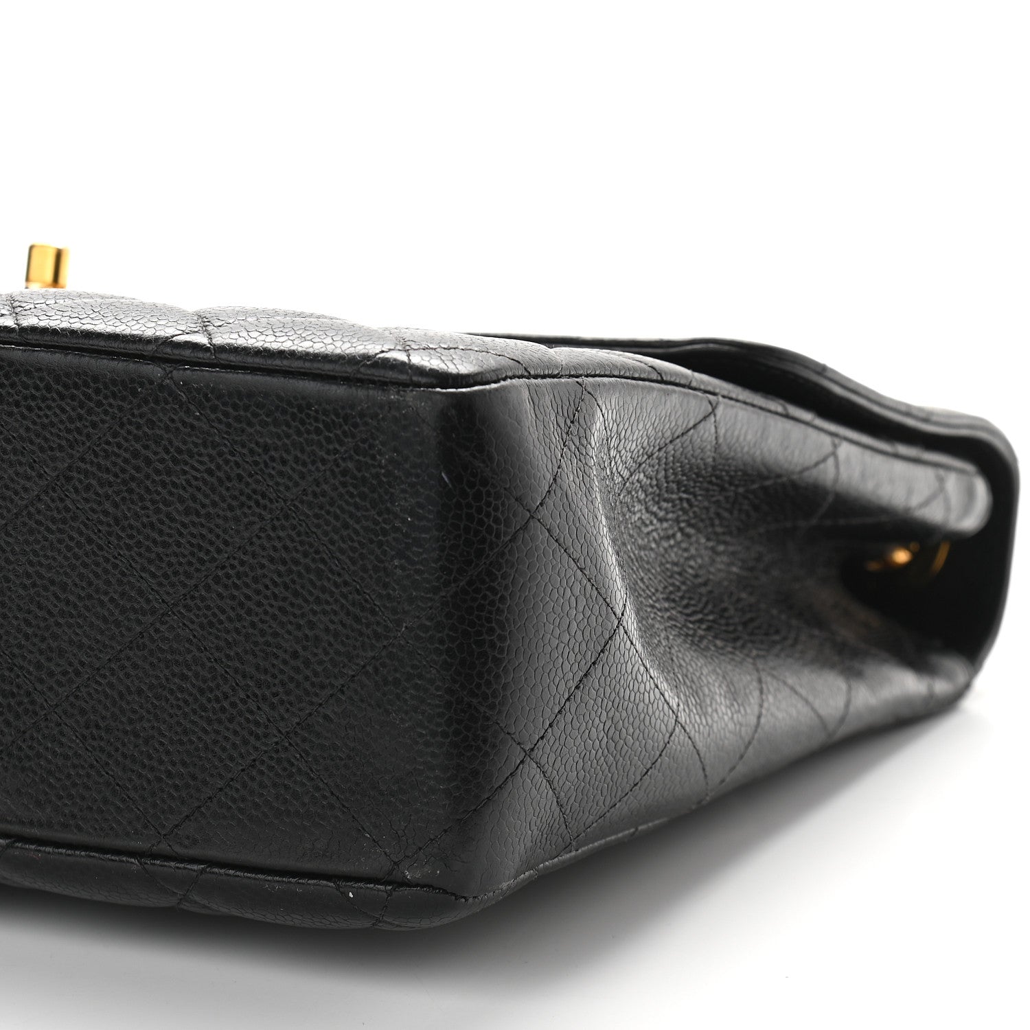 Chanel Caviar Quilted Jumbo Single Flap Black 10 of 10