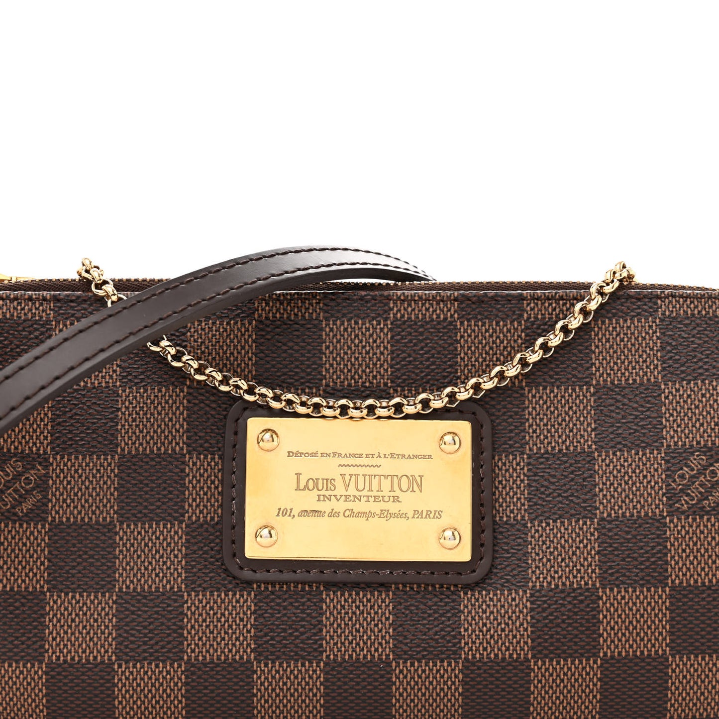 Damier Ebene Eva Clutch
