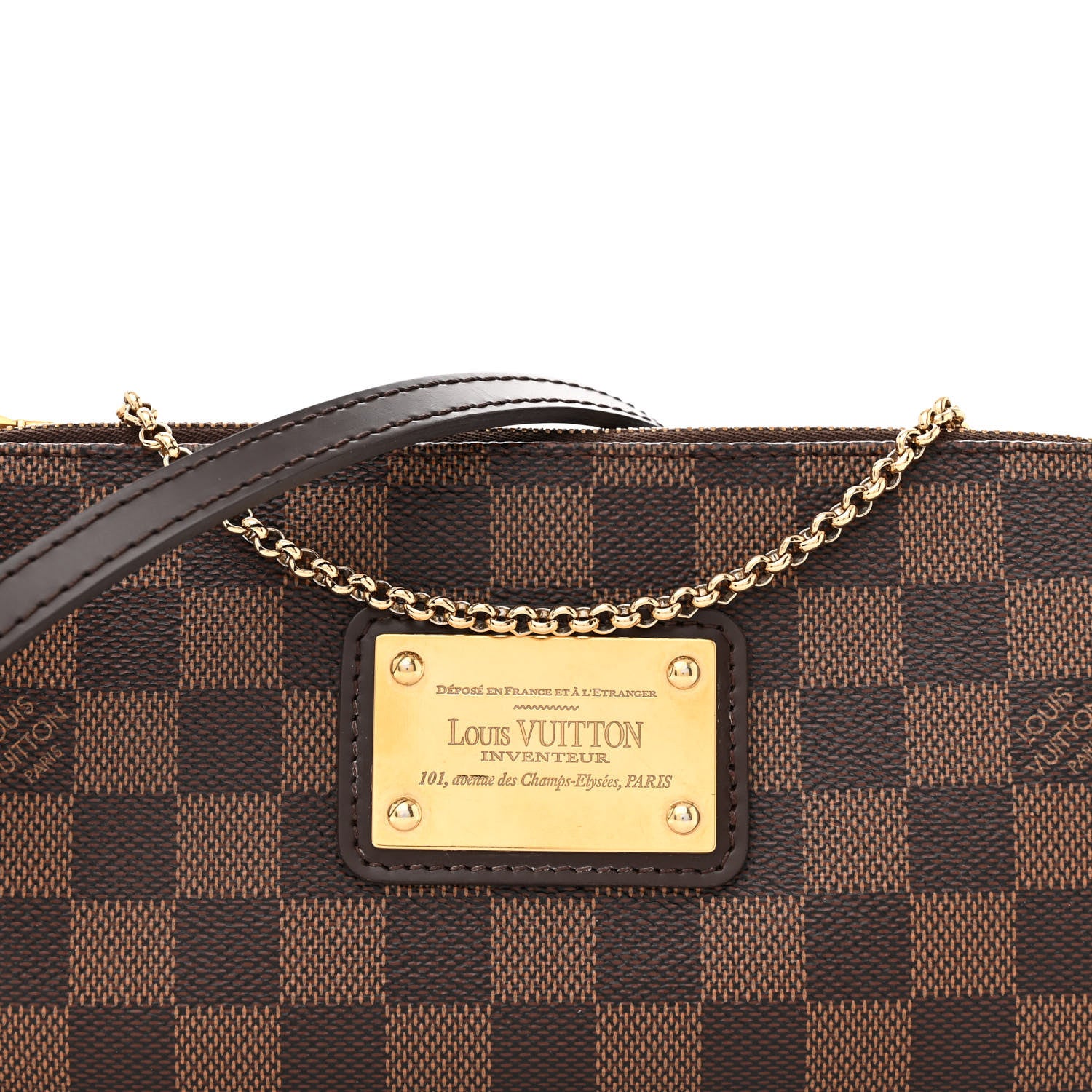 Louis Vuitton Damier Ebene Eva Clutch 8 of 11