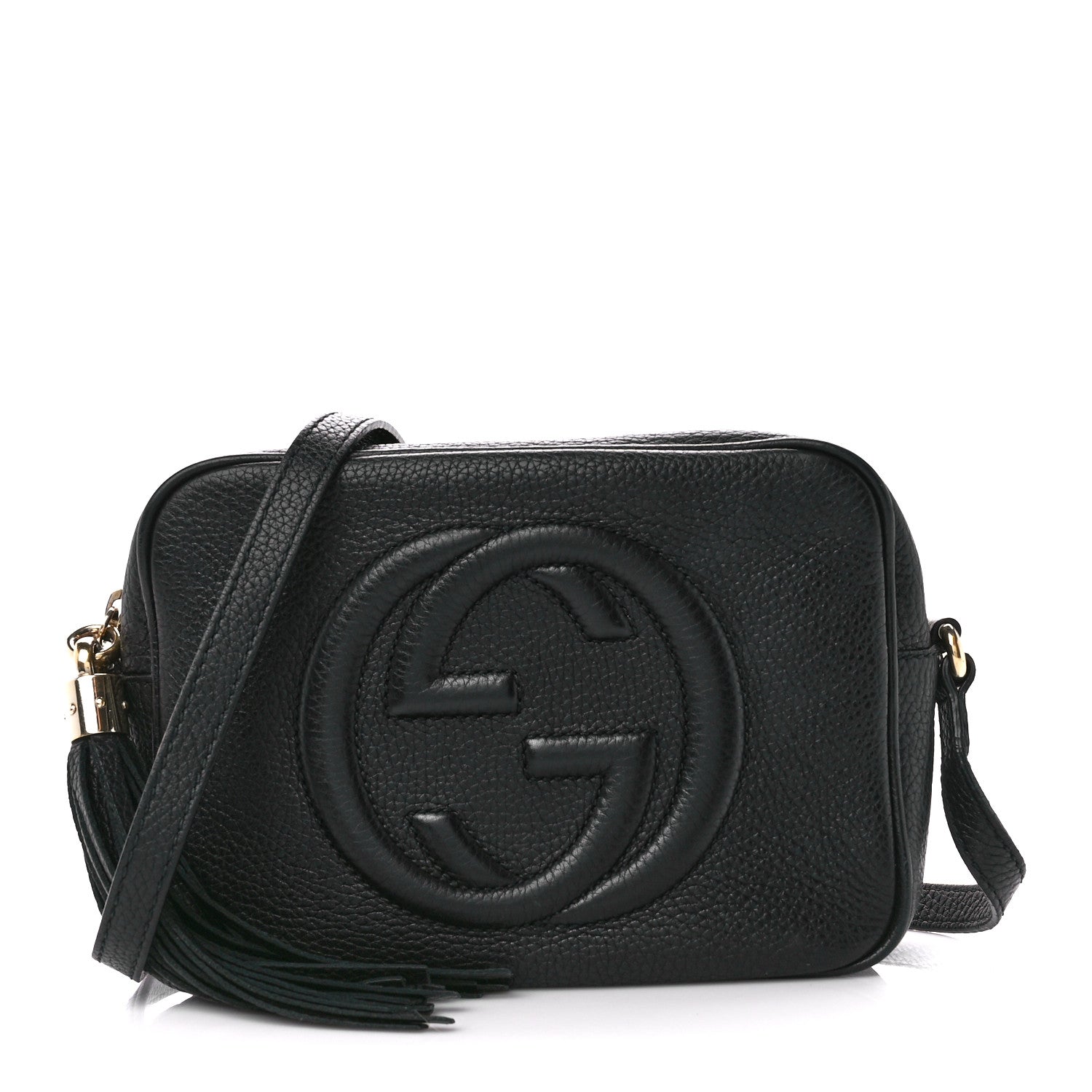 Gucci Pebbled Calfskin Small Soho Disco Bag Black 1 of 12