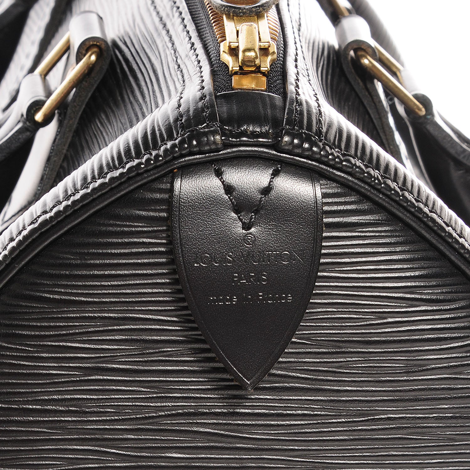 Louis Vuitton Epi Speedy 25 Black 7 of 8