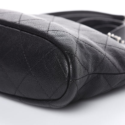 Chanel Caviar Quilted CC Shopping Tote Black 10 of 10