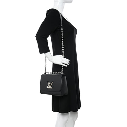 Louis Vuitton Epi Twist Shoulder Bag MM Black 2 of 10