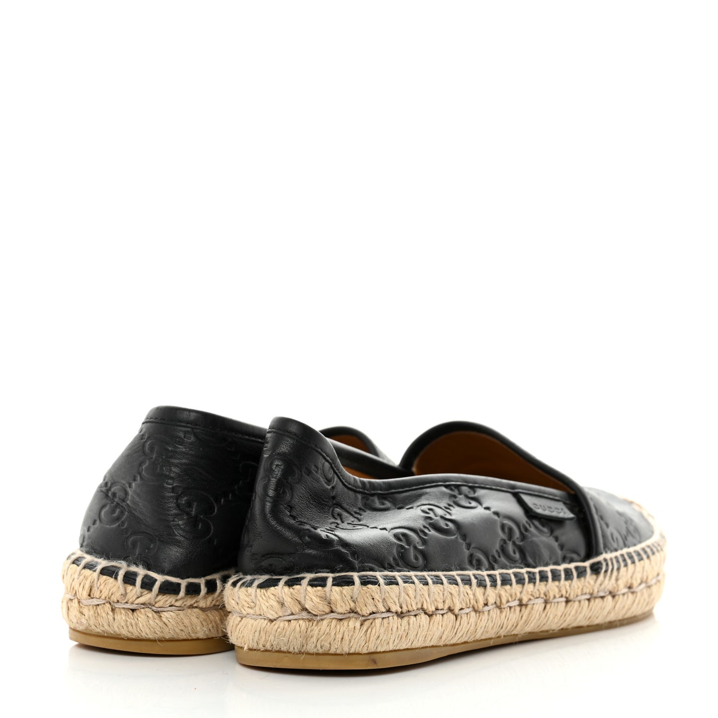 Guccissima Signature Espadrilles 37.5 Black