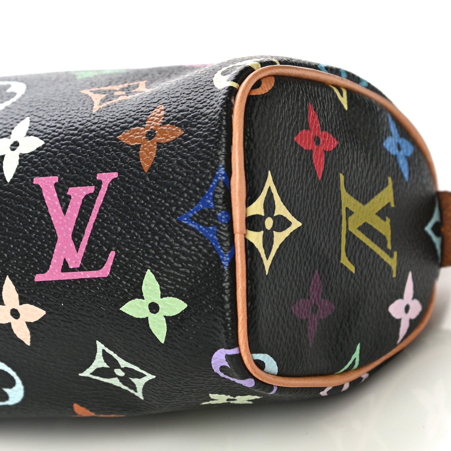 Louis Vuitton Monogram Multicolor Mini Sac HL Speedy Black 8 of 8