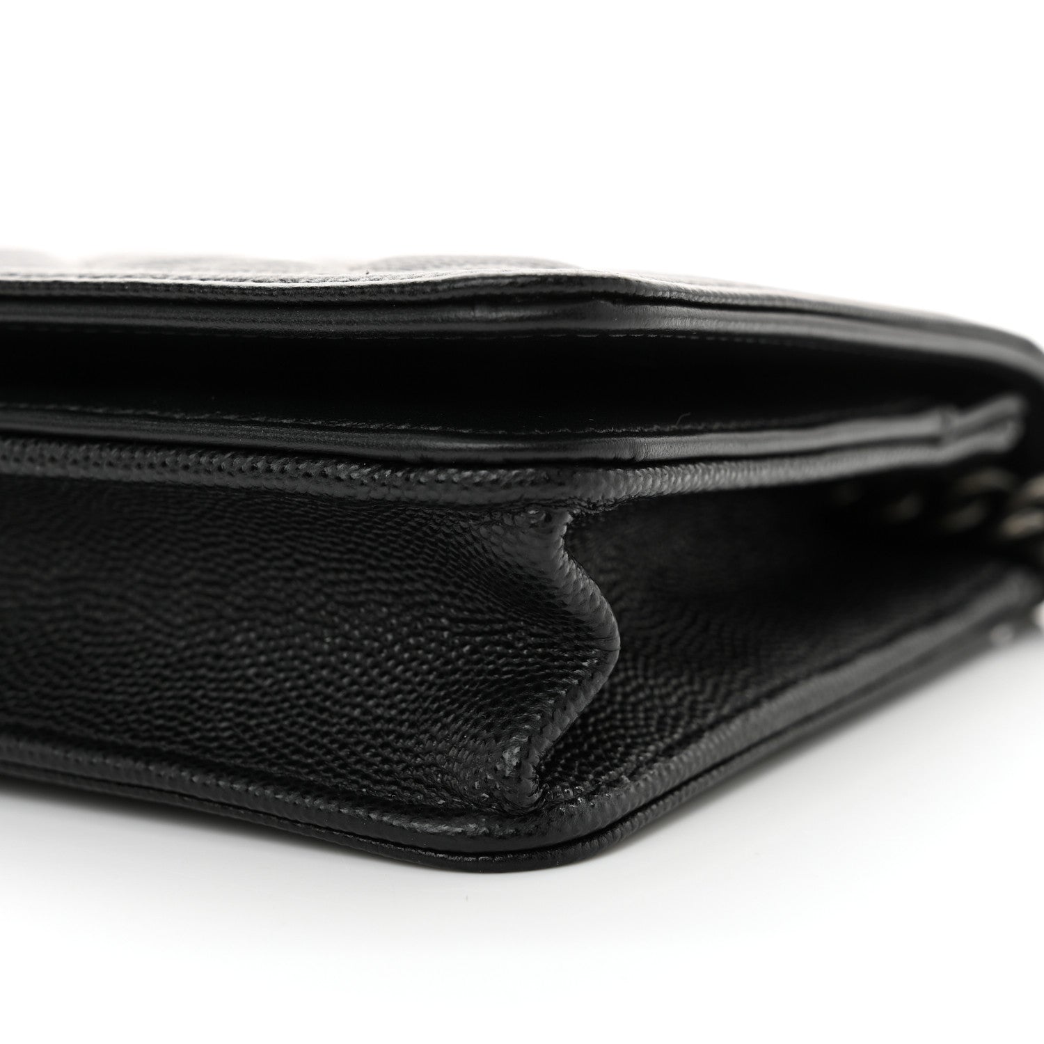 Chanel Caviar Quilted Boy Wallet On Chain WOC Black 11 of 14