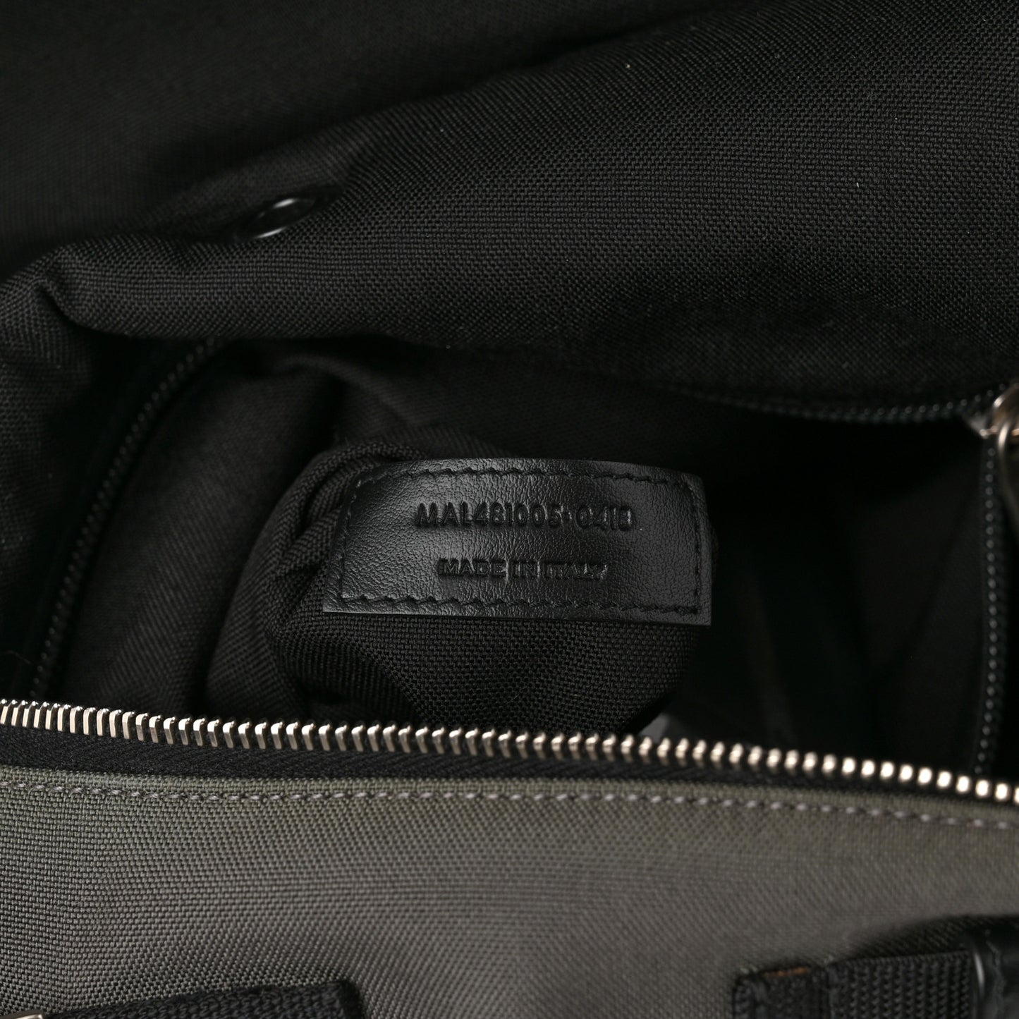 Canvas Calfskin Rivington Race Convertible Backpack Storm