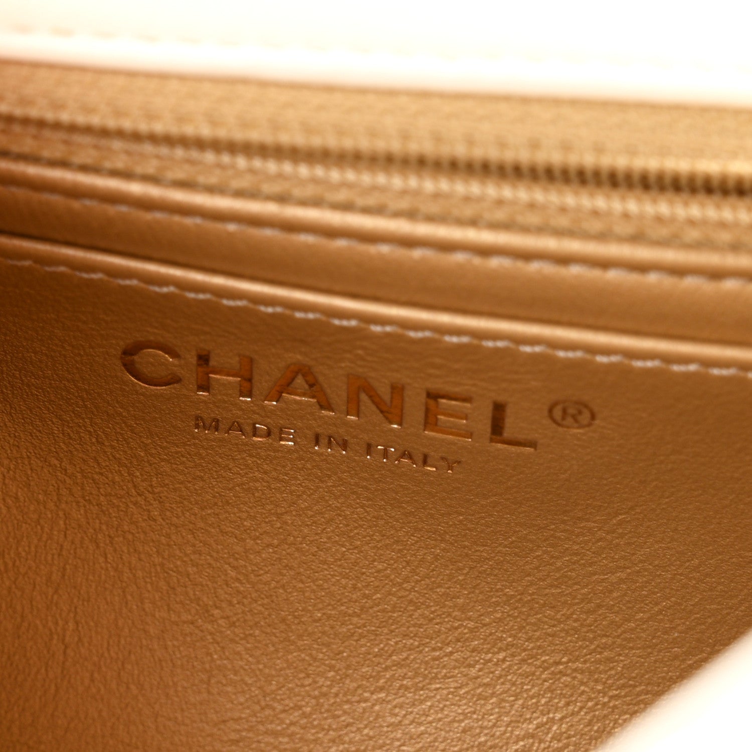 Chanel Lambskin Quilted Mini Pearl Crush Flap White 6 of 10