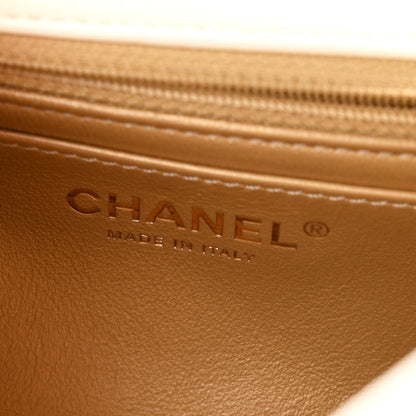 Chanel Lambskin Quilted Mini Pearl Crush Flap White 6 of 10