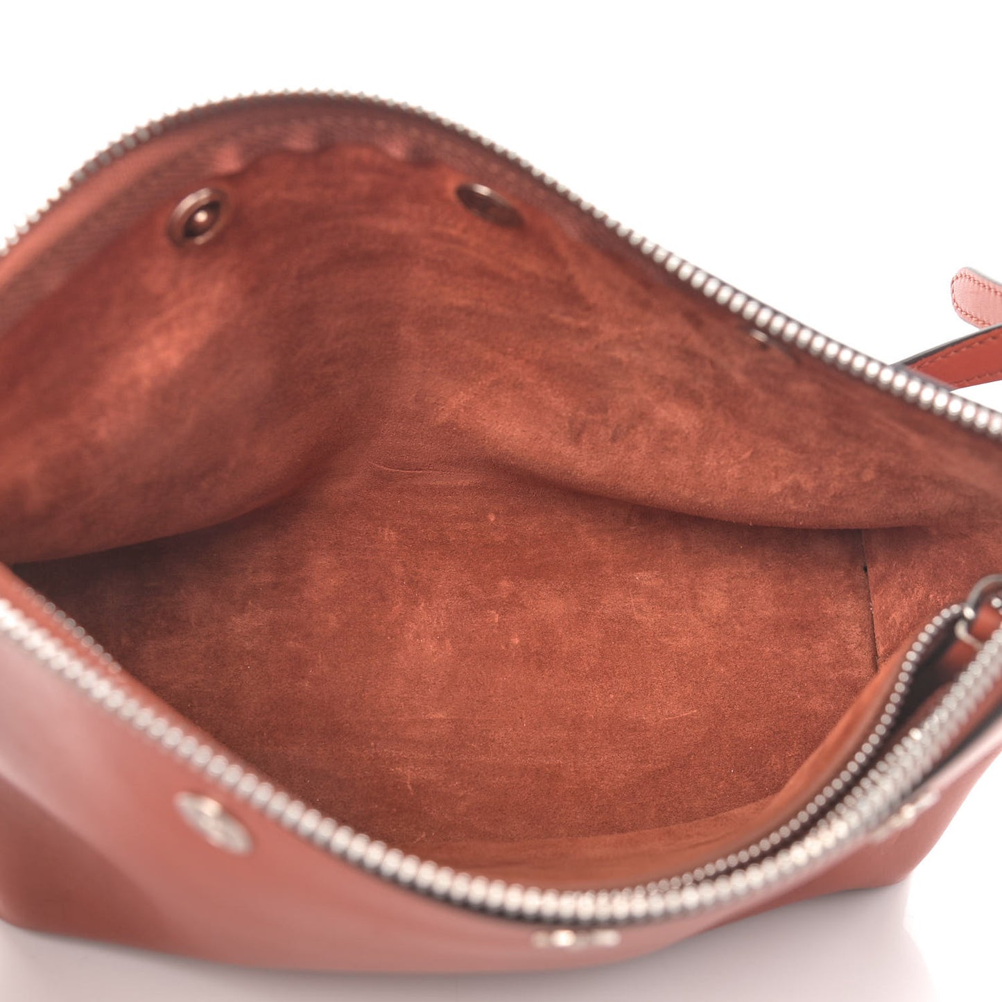 Natural Calfskin Studded Small Sailor Bag Brown