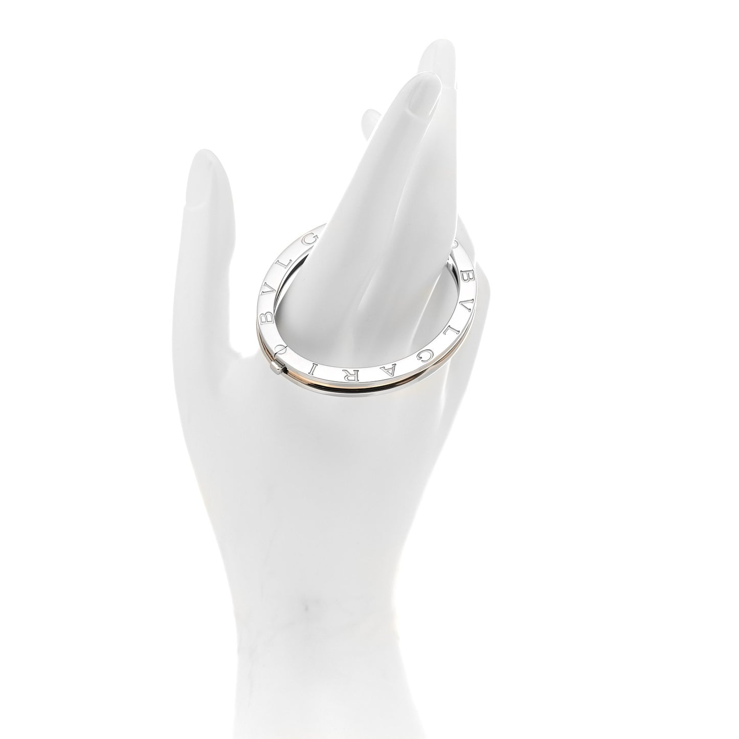 18K Yellow Gold Stainless Steel B.Zero1 Bangle Bracelet