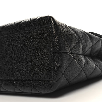 Chanel Caviar Quilted Jumbo Kelly Flap Black 9 of 10