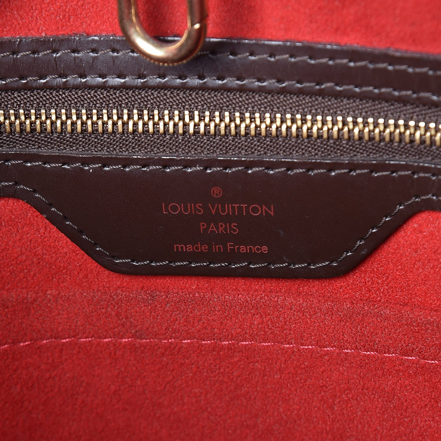 Louis Vuitton Damier Ebene Hampstead GM 6 of 8