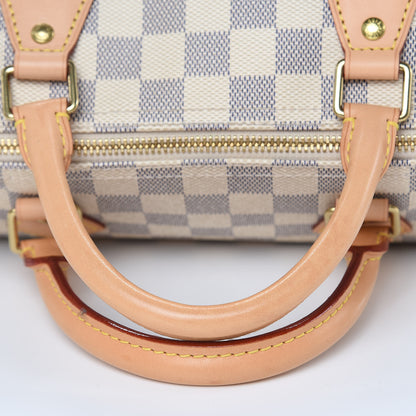 Louis Vuitton Damier Azur Speedy Bandouliere 30 11 of 14