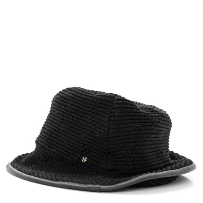 Gucci Crochet Cable Double G Bob Hat S Black 4 of 10