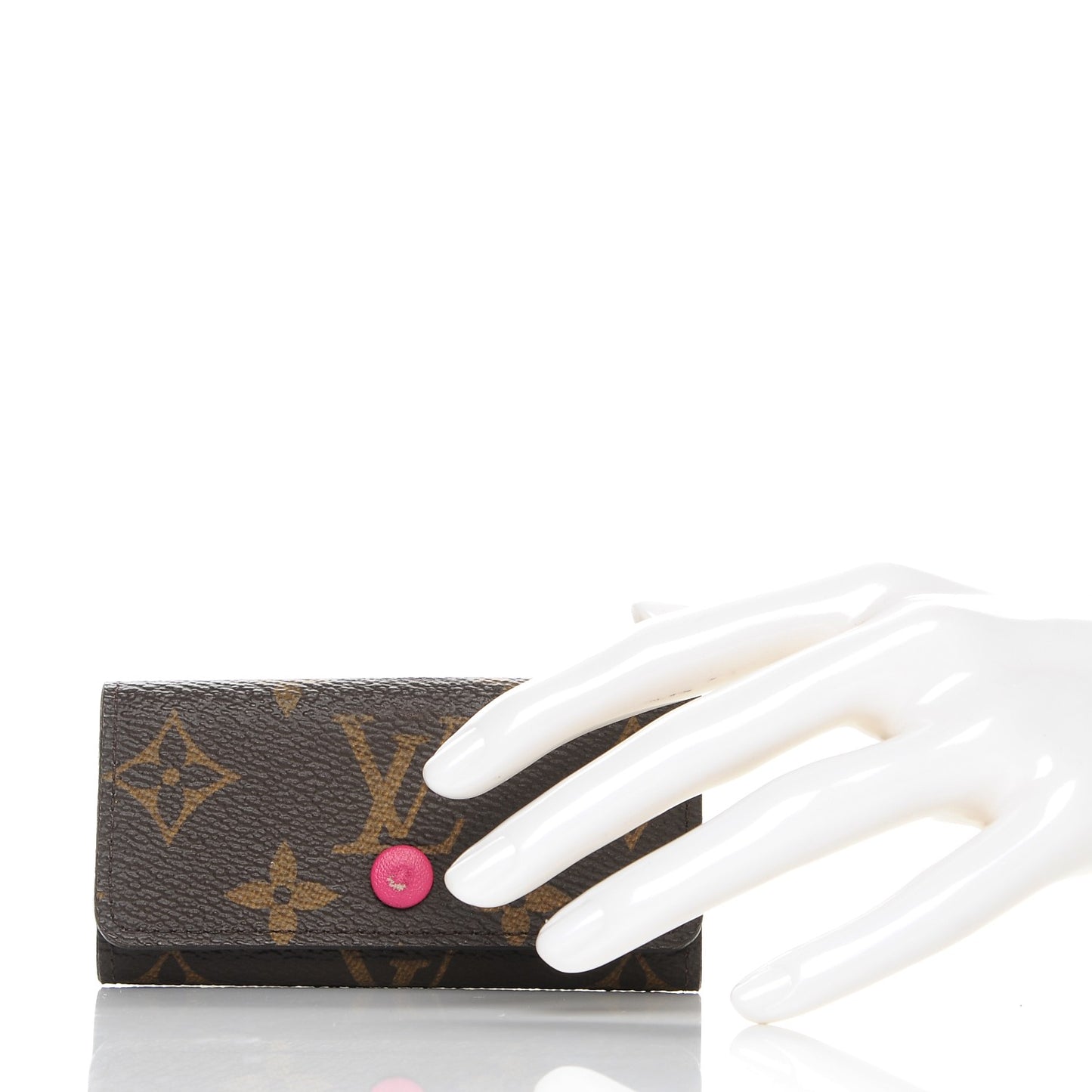 Monogram 4 Key Multicles Holder Hot Pink