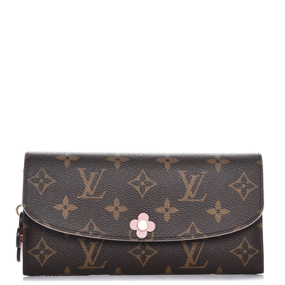 Louis Vuitton Monogram Bloom Flower Emilie Wallet 1 of 7