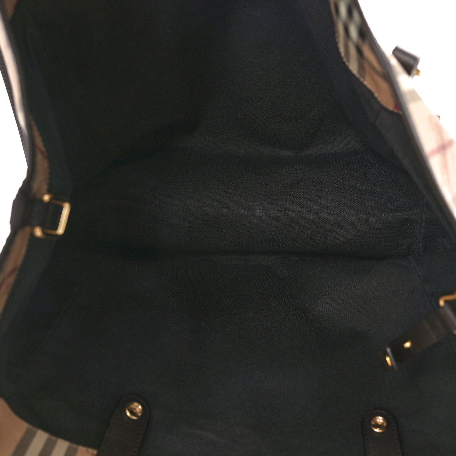 Burberry Haymarket Check Large Canterbury Tote Chocolate 14 of 14