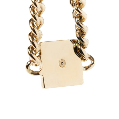 Chanel Metal Crystal CC Choker Gold 4 of 6