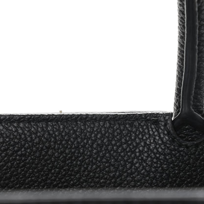 Burberry Calfskin Large Tile Tote Black 11 of 11