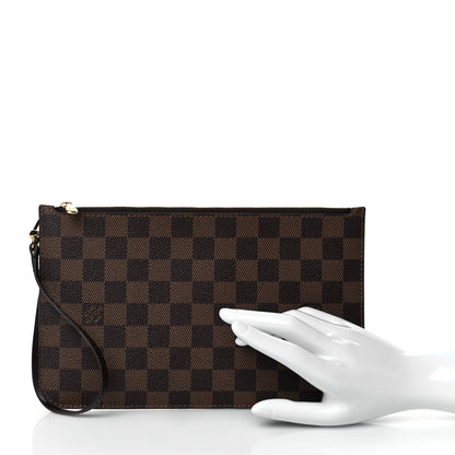 Louis Vuitton Damier Ebene Neverfull MM GM Pochette 2 of 9