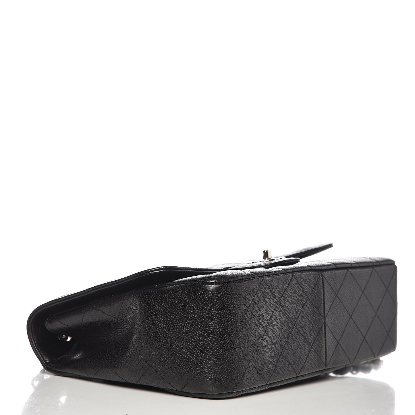 Caviar Quilted Jumbo Single Flap Black