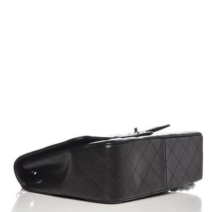 Chanel Caviar Quilted Jumbo Single Flap Black 5 of 9