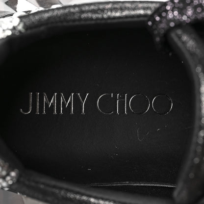 Jimmy Choo Crystal Womens Diamond F Low Top Sneaker 36.5 Black 8 of 8