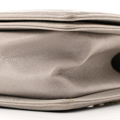Chanel Caviar Quilted Medium Boy Flap Grey 10 of 11
