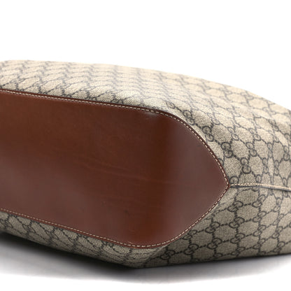 Gucci GG Supreme Monogram Large Linea A Hobo Light Brown 9 of 9