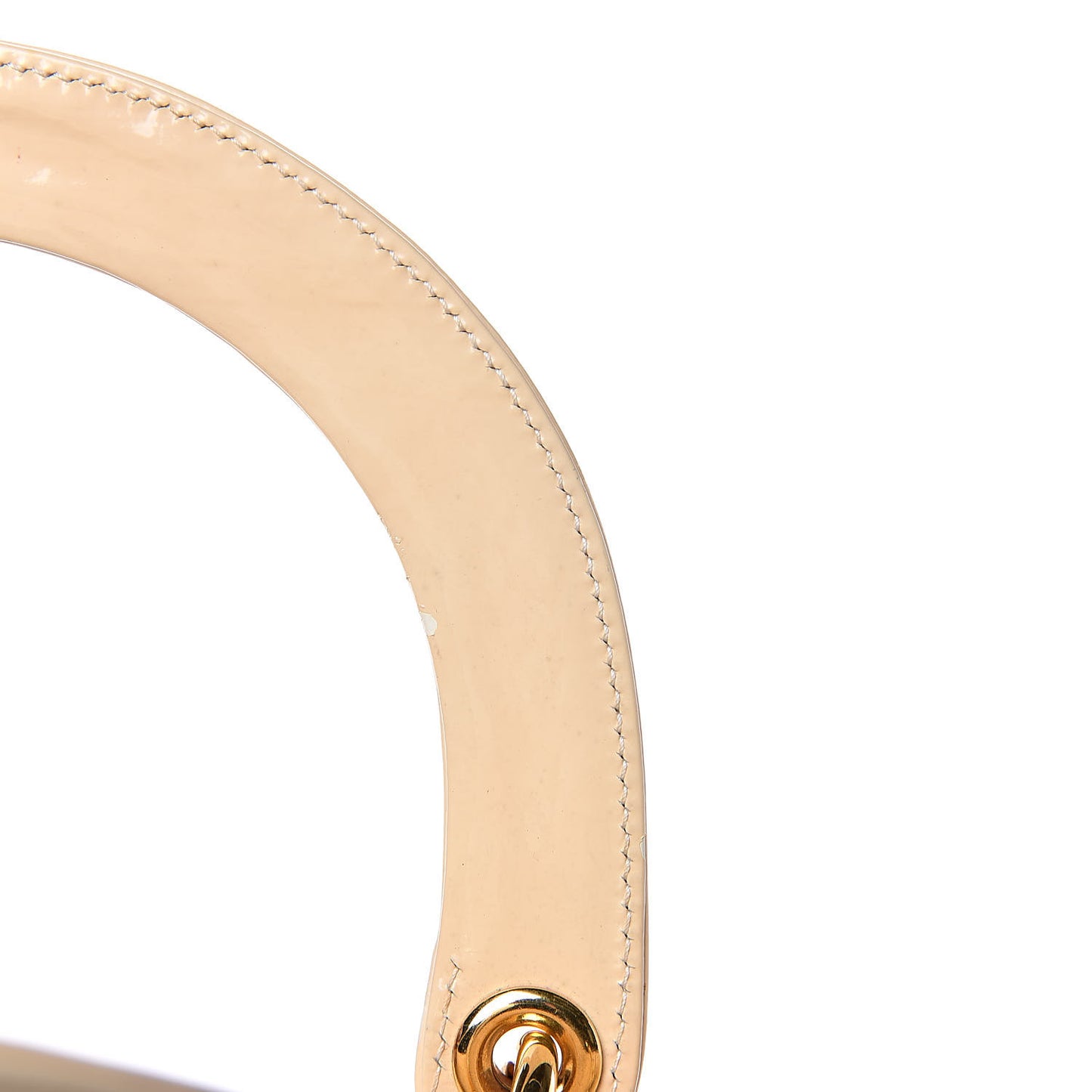 Patent Cannage Large Lady Dior White