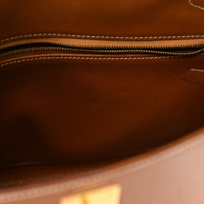 Hermes Courchevel Kelly Sellier 28 Gold 17 of 18