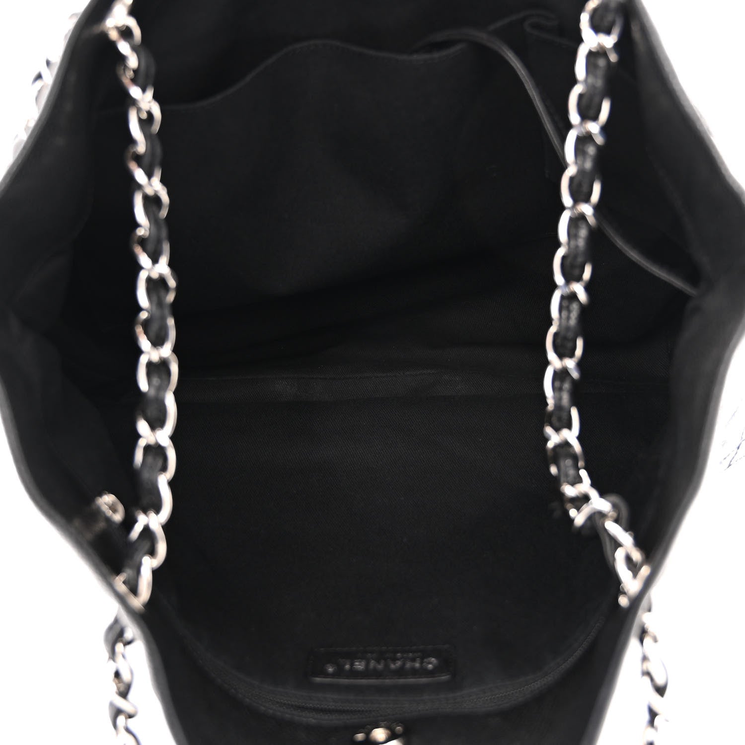 Chanel Soft Caviar Large Timeless CC Shoulder Bag Black 5 of 10
