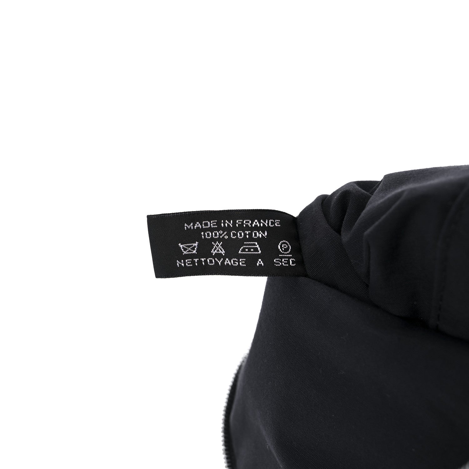 Hermes Cotton Canvas Bolide Travel Cosmetic Pouch Black 6 of 9