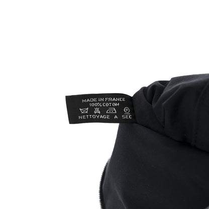 Hermes Cotton Canvas Bolide Travel Cosmetic Pouch Black 6 of 9
