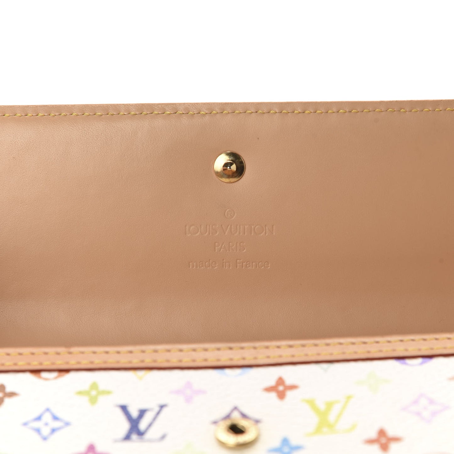 Monogram Multicolor Porte Tresor International Wallet White