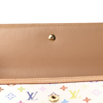 Louis Vuitton Monogram Multicolor Porte Tresor International Wallet White 6 of 7