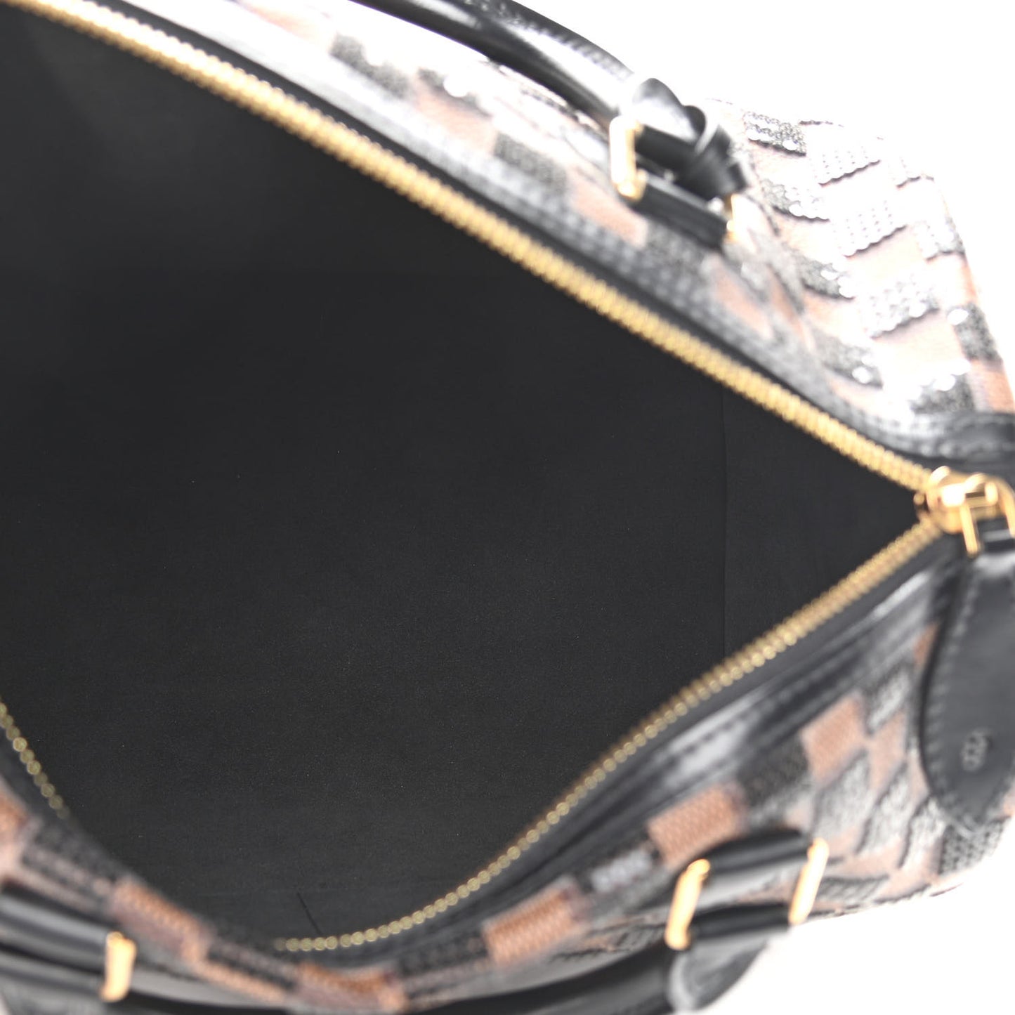 Damier Paillettes Speedy 30 Black