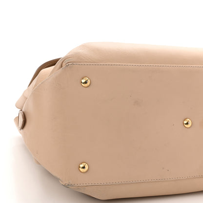 Salvatore Ferragamo Calfskin Fiamma Bag New Bisque 9 of 21