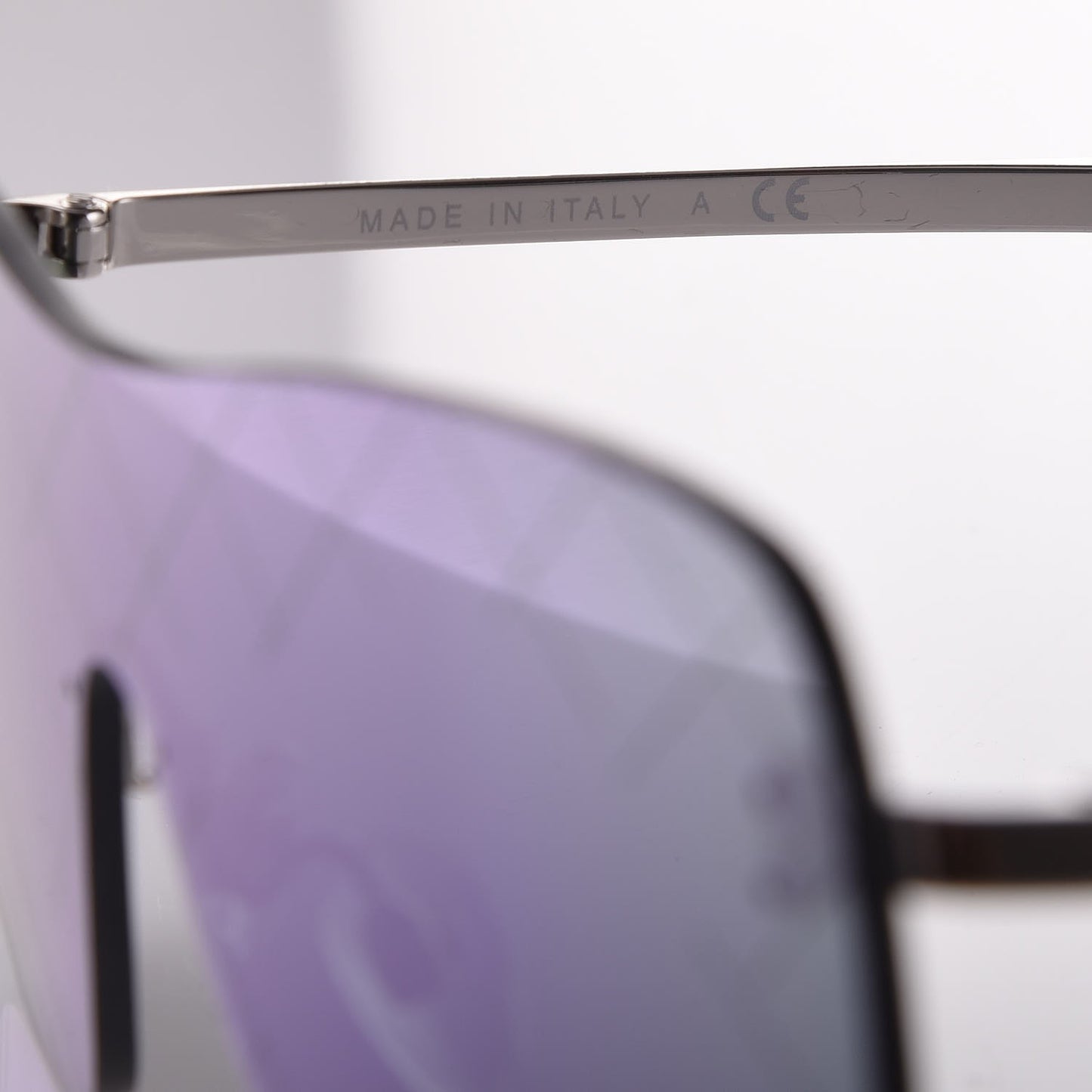 Shield Runway Sunglasses 4215 Silver Purple