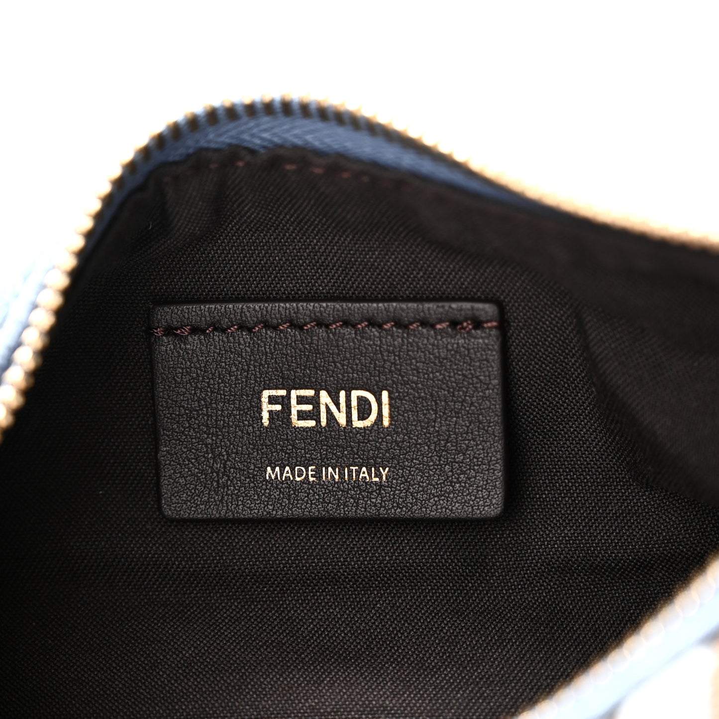 Velluto Jacquard F is Fendi Vitello Grace Mini Fendigraphy Hobo Bag Blue Brown