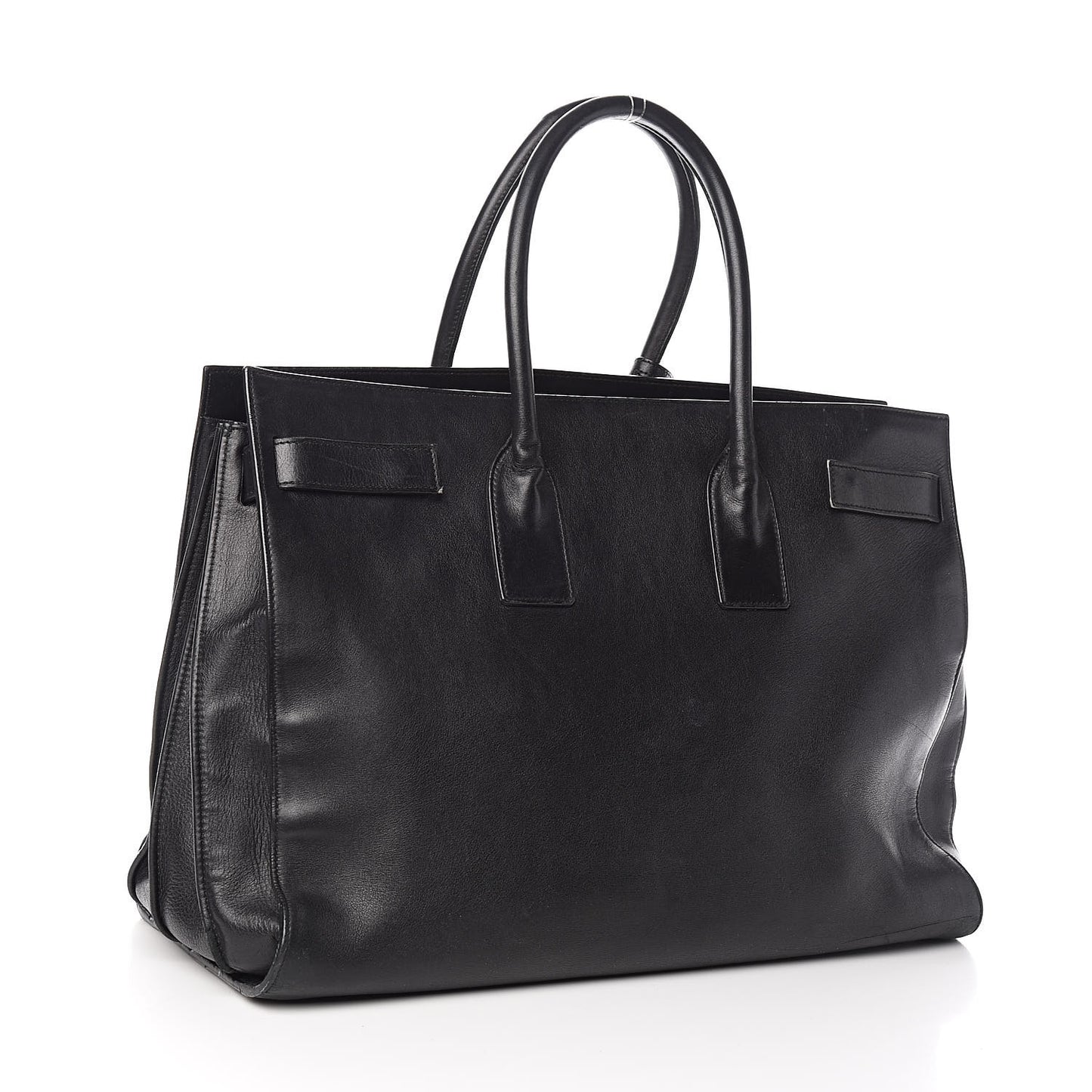 Calfskin Large Sac De Jour Carryall Black