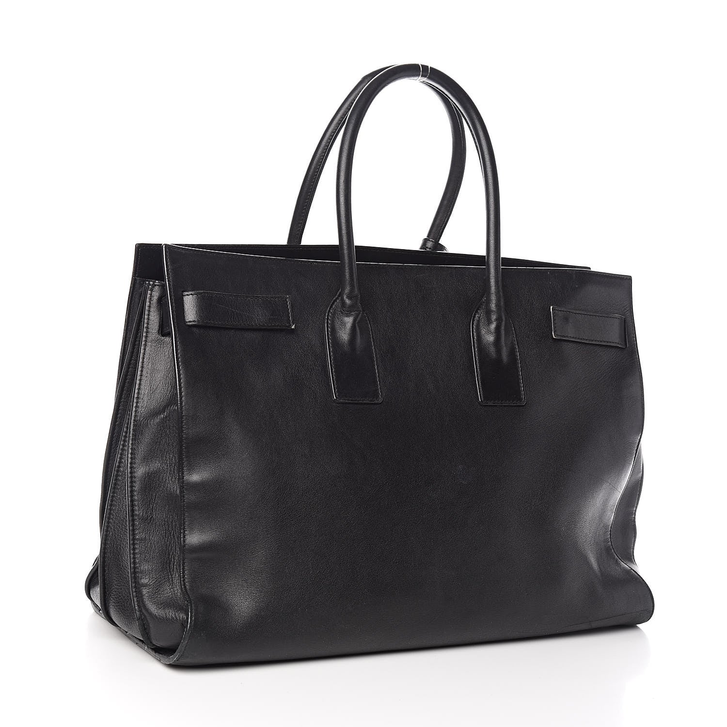 Saint Laurent Calfskin Large Sac De Jour Carryall Black 3 of 20