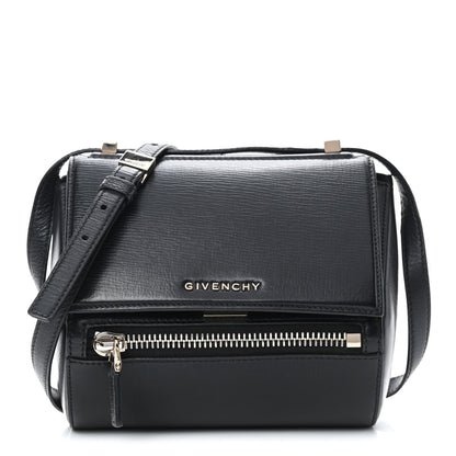 Givenchy Textured Calfskin Mini Pandora Box Crossbody Bag Black 1 of 10
