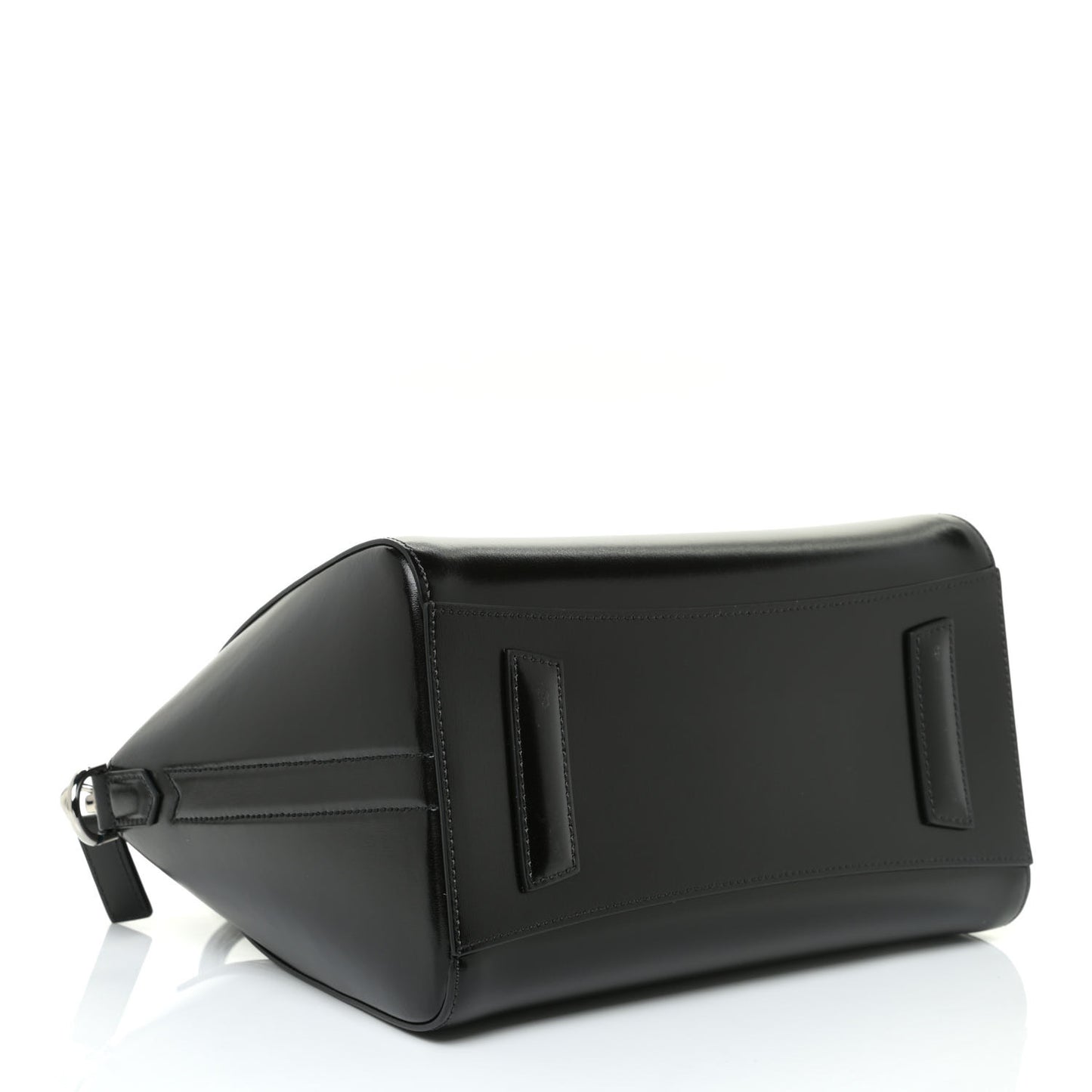 Shiny Lord Calfskin Small Antigona Black