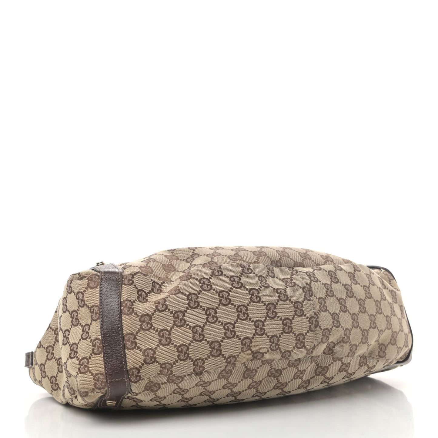 Monogram Medium Abbey Shoulder Bag Dark Brown