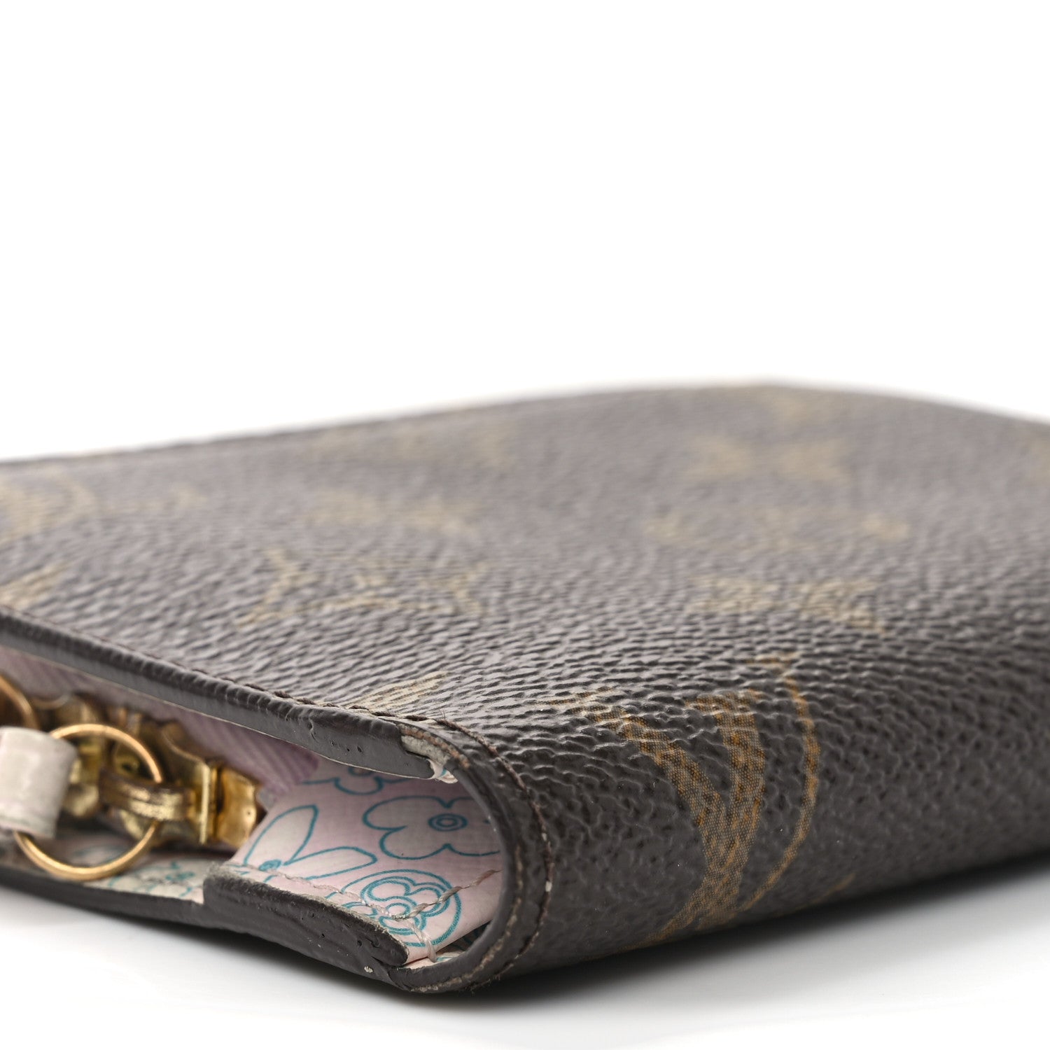 Louis Vuitton Monogram Fleuri Insolite PM Wallet Violet 6 of 7
