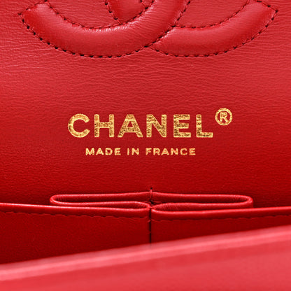 Chanel Caviar Quilted Small Double Flap Red 5 of 10