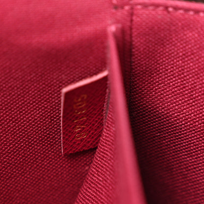 Louis Vuitton Monogram Pochette Felicie Chain Wallet Fuchsia 8 of 11