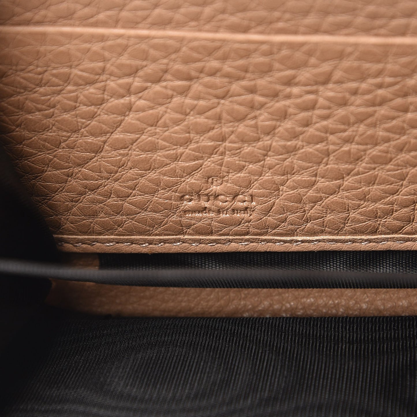 Cellarius Calfskin Bamboo Tassel Zip Around Wallet Camelia